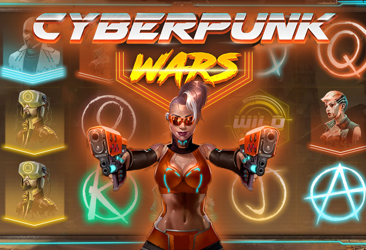 Cyberpunk Wars - Woohoo slot at Sazka Kasino Casino